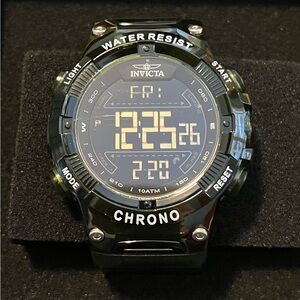 Invicta Dark Green Digital Chronograph Watch